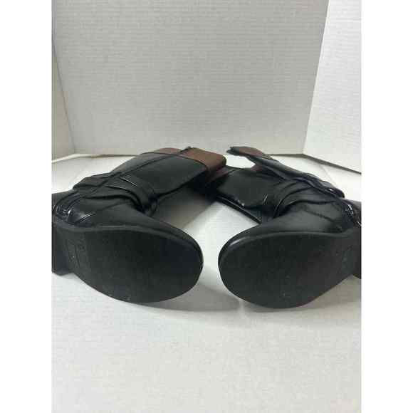 Arizona Black knee High Boots Low Heel Women Size 4M - Picture 9 of 13